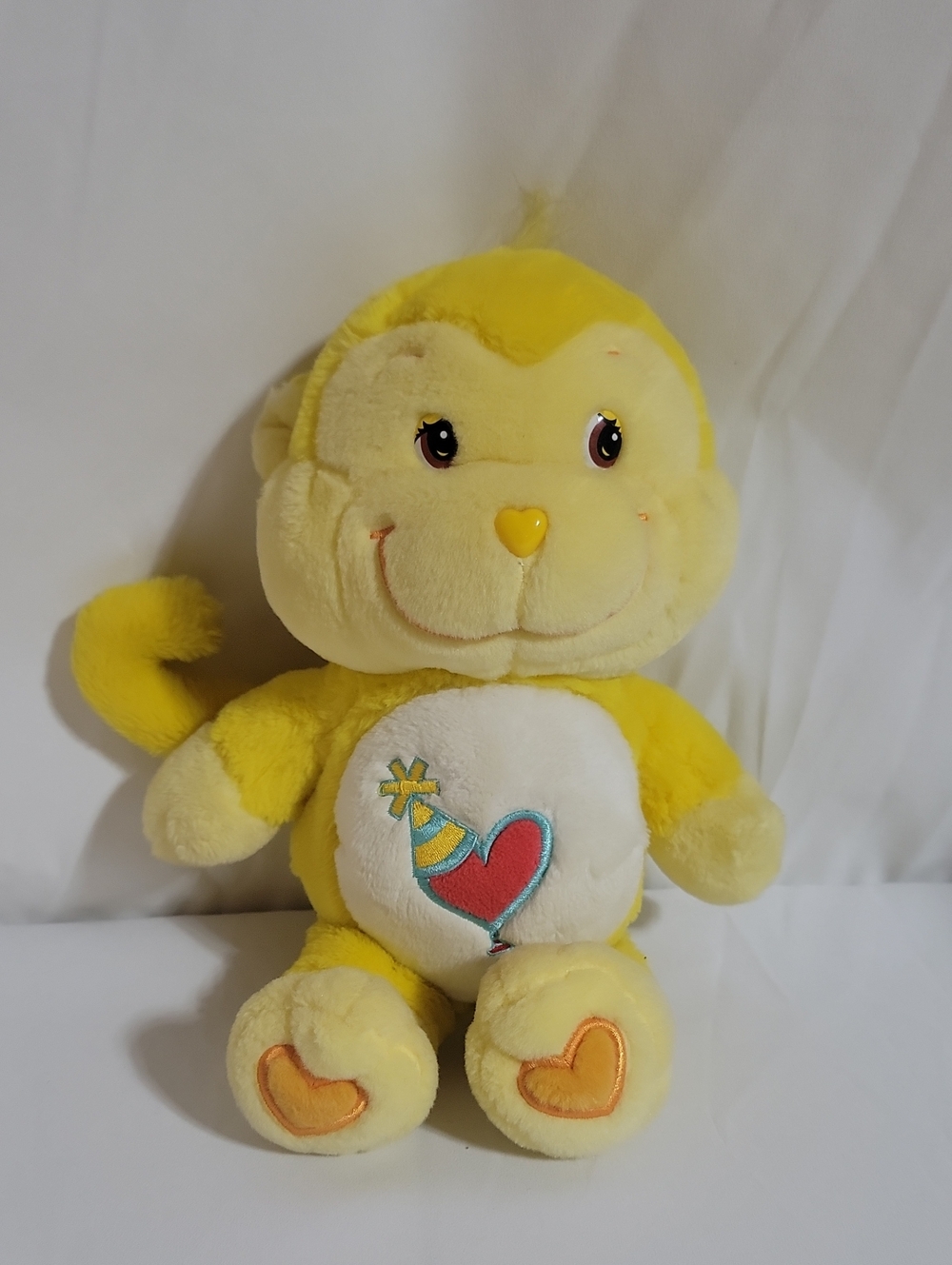Care Bears PLAYFUL HEART MONKEY 13" Plush Stuffed Animal 2004